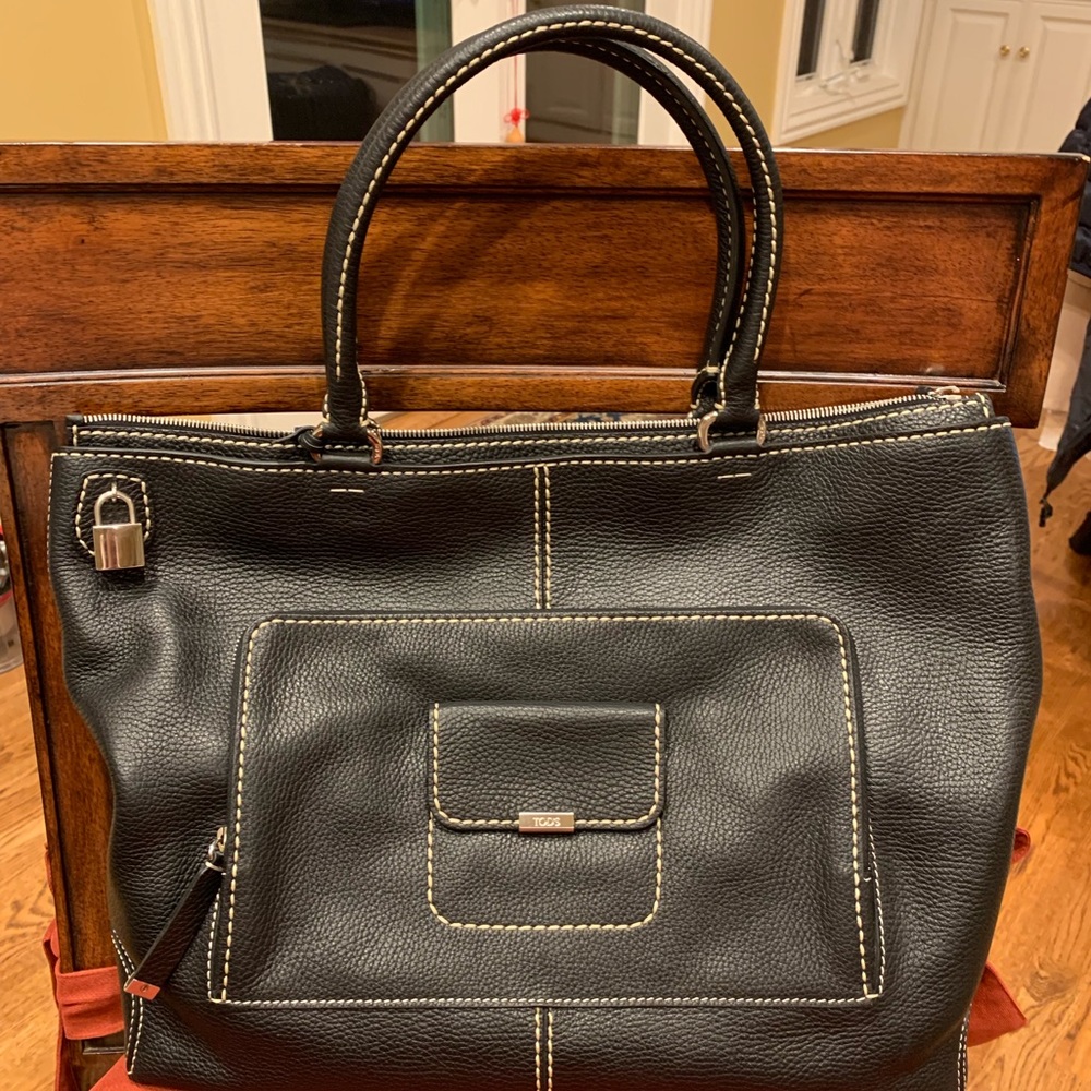 Tod’s large leather tote handbag